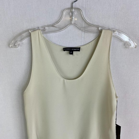 RANDY KEMPER Lime 100% Silk Top NWT - Picture 2 of 6